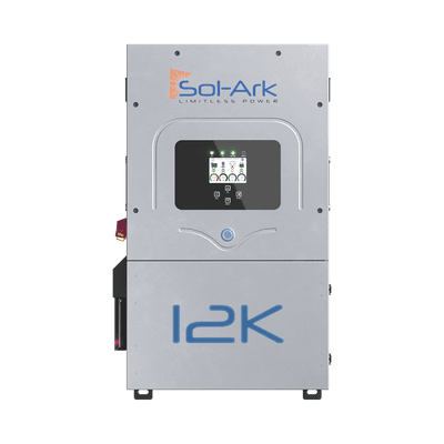 Inversor Hibrido SOL-ARK, 12 Kw, 220 Vcc, Fase Dividida, IP65, Entrada de Baterías a 48 Vcc