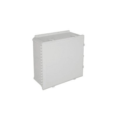 Caja De Policarbonato Opaca, 24x24x10 Pulgadas (60.96x60.96x25.4 cm), IP66, Uso Interior Exterior, Listado UL/cUL