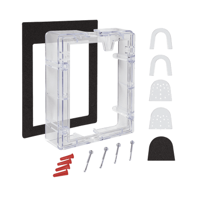 Espaciador de conducto transparente con juntas, para la serie Stopper II®Espaciador de conducto transparente con juntas, para la serie Stopper II®