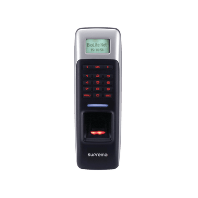 BioLite Net Lector de Huella con Teclado y Proximidad 125KHz / Protección IP65 / Uso con BioStar 1