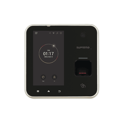 BioStation A2 Lector de Huella con Teclado Touch / WIFI / PoE y Lector 13.56MHz iClass SE