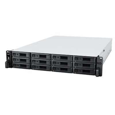 Unidad de Expansión RX1222sas | 12 Bahías SAS/SATA 3.5" o 2.5" | Diseño Redundante | Fuentes de Alimentación Dobles | Compatible con Unidades Synology.