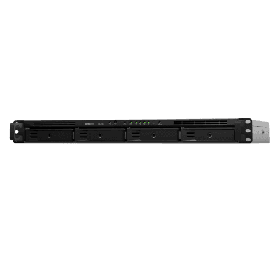 Unidad de Expansión Synology RX418 | 4 Bahías SATA HDD/SSD 3.5" y 2.5" | eSATA | Profundidad 30 cm | Compatible con RackStation 1U | Administración DSM.