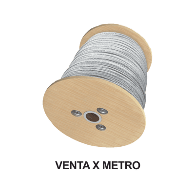 Cable de Retenida de 1/4"  de Acero Galvanizado 7 Hilos (Venta por Metro).