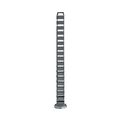 Organizador de Cables Vertical Articulado, Ideal para Llevar los Cables del Piso a Mesa o a la Cubierta del Escritorio de Manera Segura