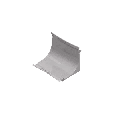 Curva vertical interna color blanco para canaleta THR40