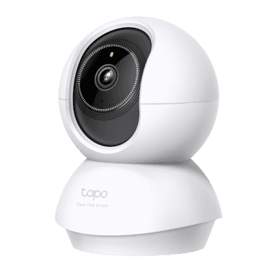 Cámara de Seguridad Doméstica Tapo C230 / 5MP 3K (2880×1620) / 360° Pan-Tilt / Detección Inteligente IA / Visión Nocturna 12 m (40 ft) / Audio Bidireccional / Almacenamiento microSD 512GB / Compatible Alexa y Google H