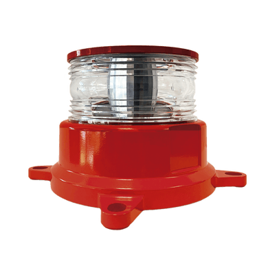 Baliza LED REDSTAR Intensidad Media para Obstáculos / 2000cd Rojo + 246mW/sr IR / 360° Horizontal + 3° Vertical / Alimentación AC-DC 120-240V / Protección IEEE C62.41 / Sincronización GPS / ADSL Integrado / IR Infrarroj