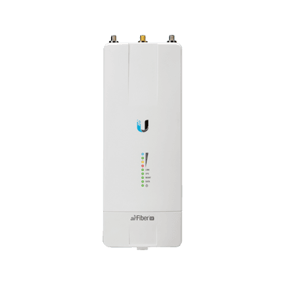 Radio de Backhaul conectorizado de alta capacidad, con tecnología airFiber hasta 687 Mbps*, banda licenciada 4 GHz (4700 - 4990 MHz*)