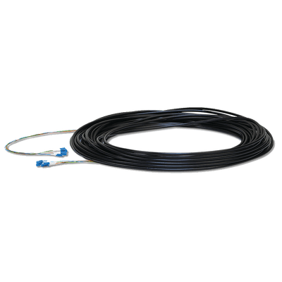 Fibercable de 30 Metros (100 Pies) Monomodo (SM) con Conectores LC, Ideal para Equipos Edgerouter, Edgeswitch y Edgepoint.