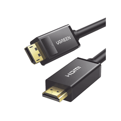 Cable DP Macho a HDMI Macho / Longitud 3 Metros (9.84 Pies) / Soporta 4K@30Hz / Soporta 3D / Cobre EstaÑado 28AWG / Blindaje Interno MÚltiple / TransmisiÓn Unidireccional / BotÓn de LiberaciÓn / Chip de Última GeneraciÓn