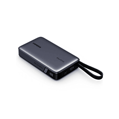 Power Bank 20000mAh / 67W USB-C con Cable Integrado / 1C1A / PD3.0 PPS QC4.0 / Batería 72Wh Li-ion 21700 / Carga Rápida 65W / PC+ABS V-0