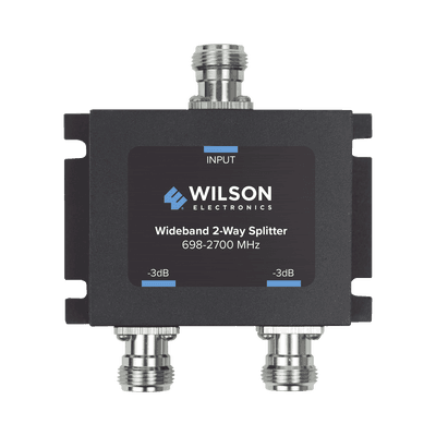 Divisor de potencia (Splitter) de dos vías para 700-2700 MHz.