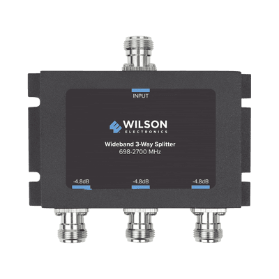 Divisor de 3 salidas, 50 Ohm, 700-2700MHz conector N-Hembra