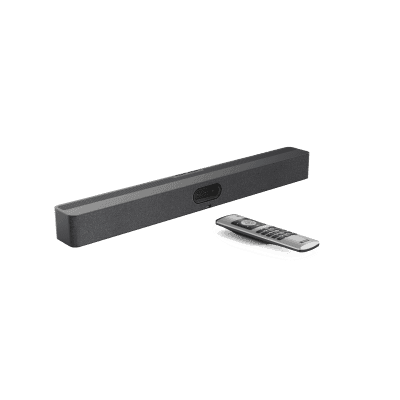 Barra de Videoconferencia Yealink A50 con IA y Control Remoto VCR11, Todo en Uno para Salas Medianas y Grandes con Seguimiento Automático del Hablante