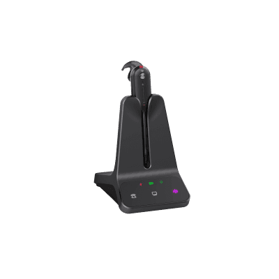 Auricular DECT Inalámbrico WH63 E2 de Yealink con Certificación Teams y Cancelación de Ruido Profesional