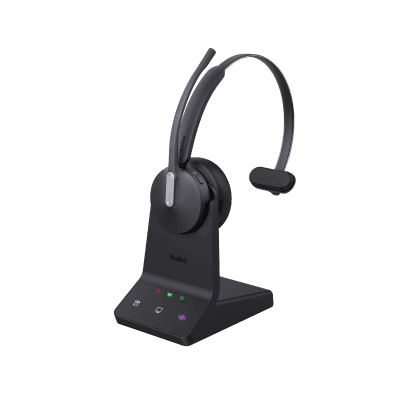 Diadema Inalambrica WH64 Mono UC de Yealink con Acoustic Shield 2.0 y Funcionamiento DECT-Bluetooth