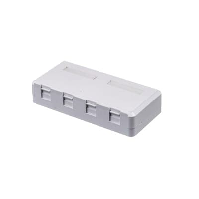 Caja de Pared de 4 Puertos Sin Jack