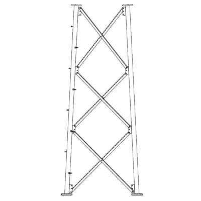 Sección 11 Base para Torre Autosoportada línea SSV (Código de Fábrica: 11N332)