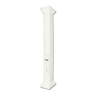 Pole Blanco de 3 Metros (9.84 Pies) para Instalaciones Eléctricas, Voz y Datos, No Incluye Accesorios, Se Venden por Separado los Modelos TEK100DUPLEX (Accesorios de Fijación y Contacto Duplex) y TEK100UNI (Soporte y Tapa Universal) (13000-01000)