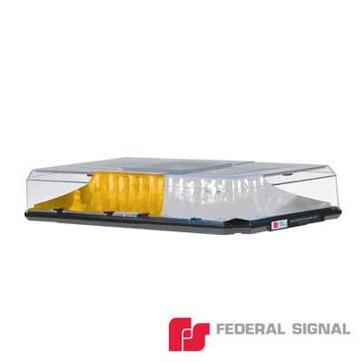 Barra de Luces HIGHLIGHTER LED SOLARIS con Montaje de Succión e Imán (dos colores, domo claro)(Ámbar-Claro)