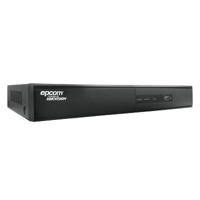 Videograbadora digital hibrida de 8 canales + 2 canales para cámara IP 720P/ 4 canales de audio, WD1 en todos los canales (soporte para 750TVL), 120 usuarios simultáneos en canal ZERO, 30IPS@WD1 en todos los canales, con EPCOM Cloud Support