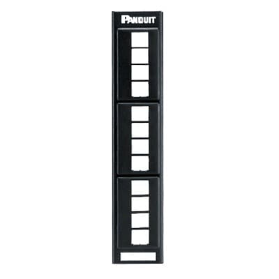 Panel de Parcheo Modular Keystone (Sin Conectores), de Montaje en Pared Usando Accesorio Wb89d, 12 Puertos