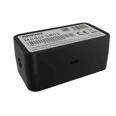 Relevador RS-485 Para Control de Puerta / Protección Contra Vandalismo / Compatible Con Frente de Calle AKUVOX / Agrega Una Puerta al Frente de Calle / Comunicación Encriptada / Compacto / Instalación en Cajas Estándar 